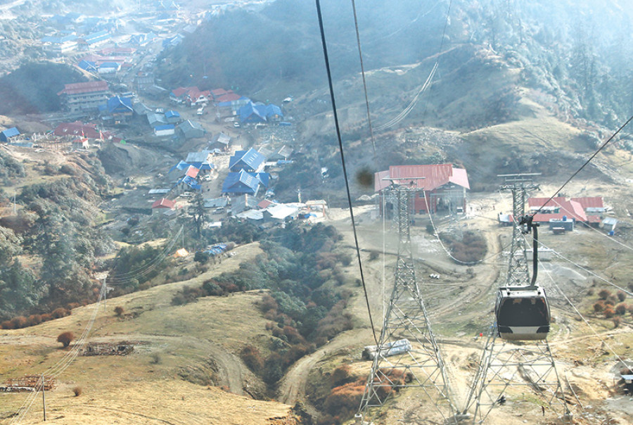 Kalinchok starts Nepal’s third cable car service