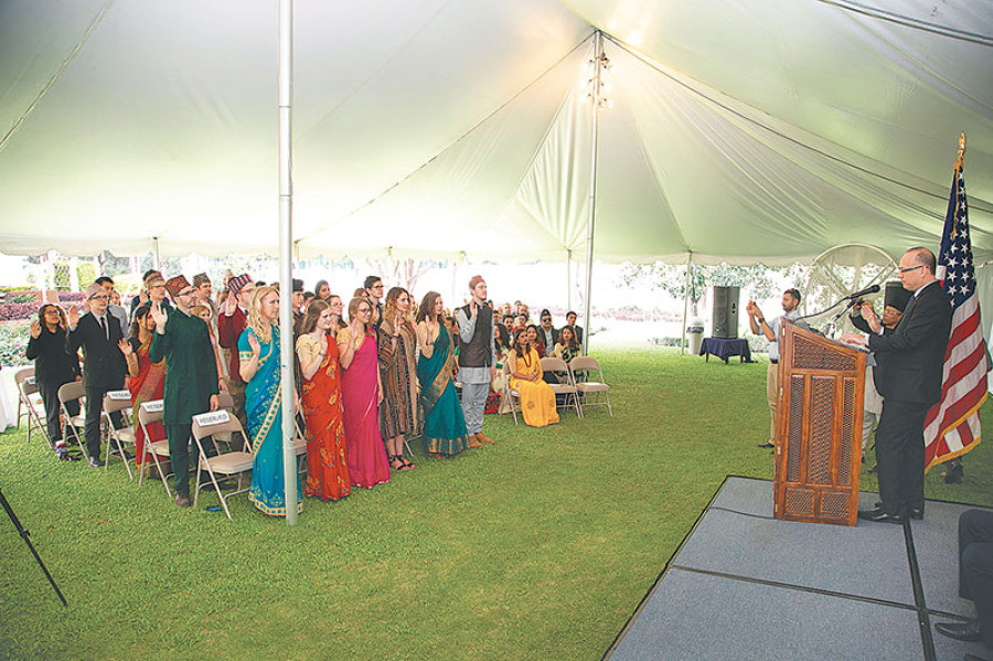 35 Peace Corps volunteers sworn in