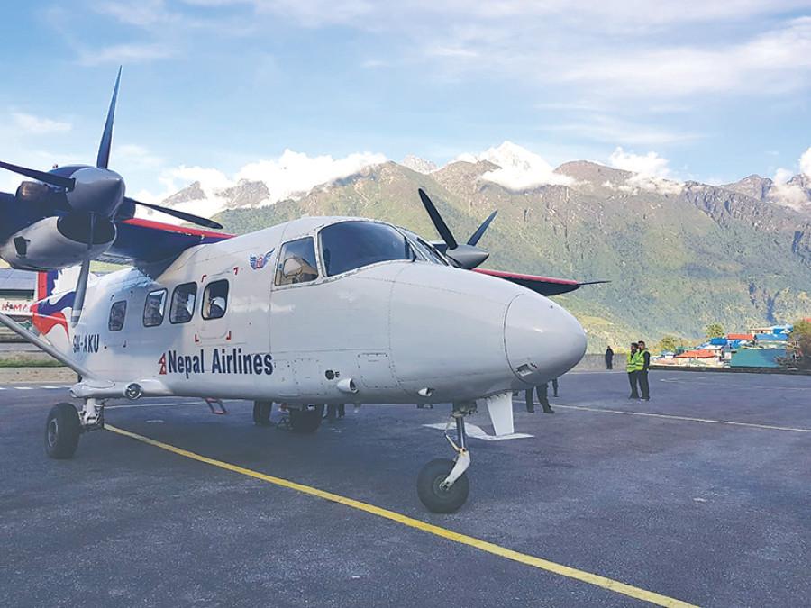 NAC conducts successful Lukla test flight of Y12e aircraft
