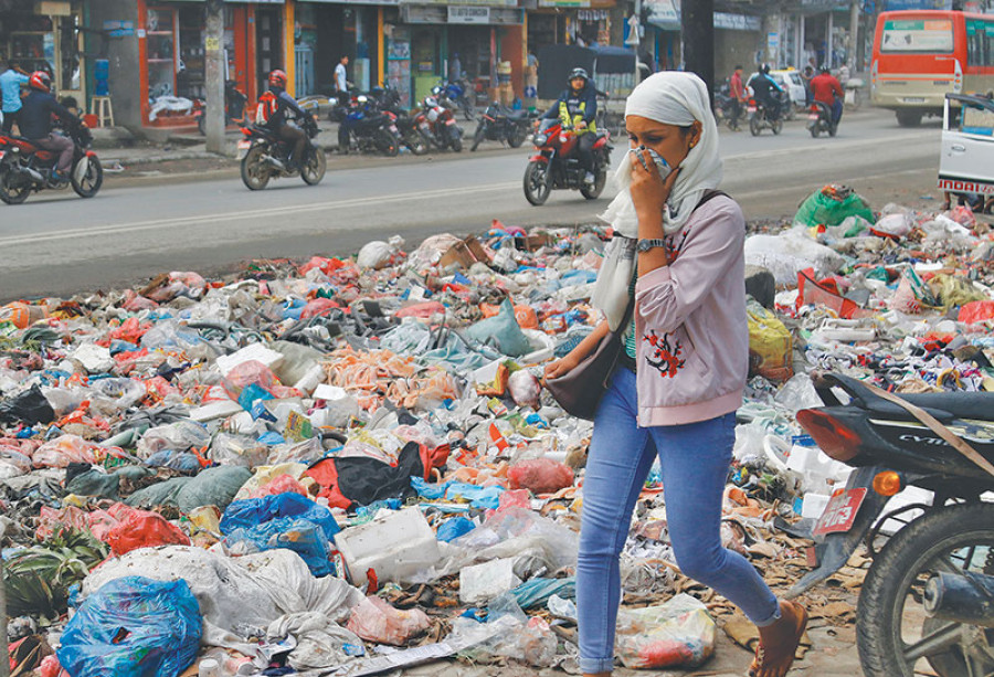 A tale of stinking hill: Valley residents suffer as garbage piles on streets