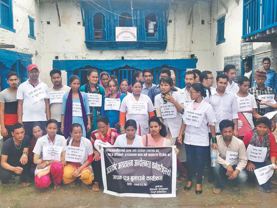 Patients hit by ongoing strike at Jajarkot hospital