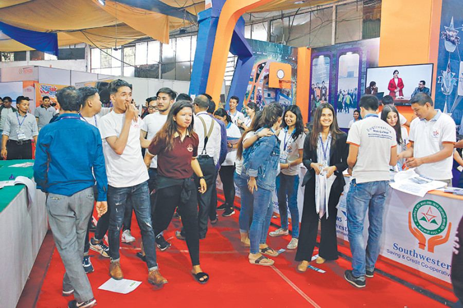 Kantipur-Hissan Edu Fair a big draw