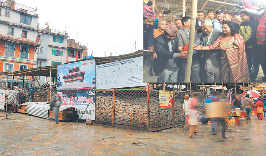 Kathmandu starts temple work
