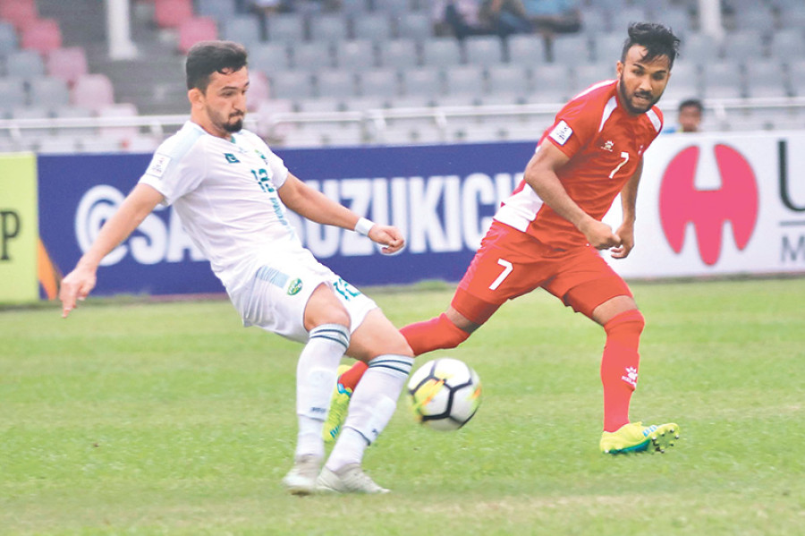 Last-gasp goal stuns Nepal