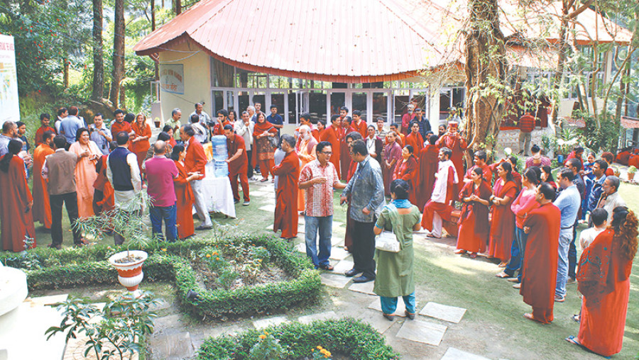 Osho Tapoban is unlawfully building inside the national park, officials say