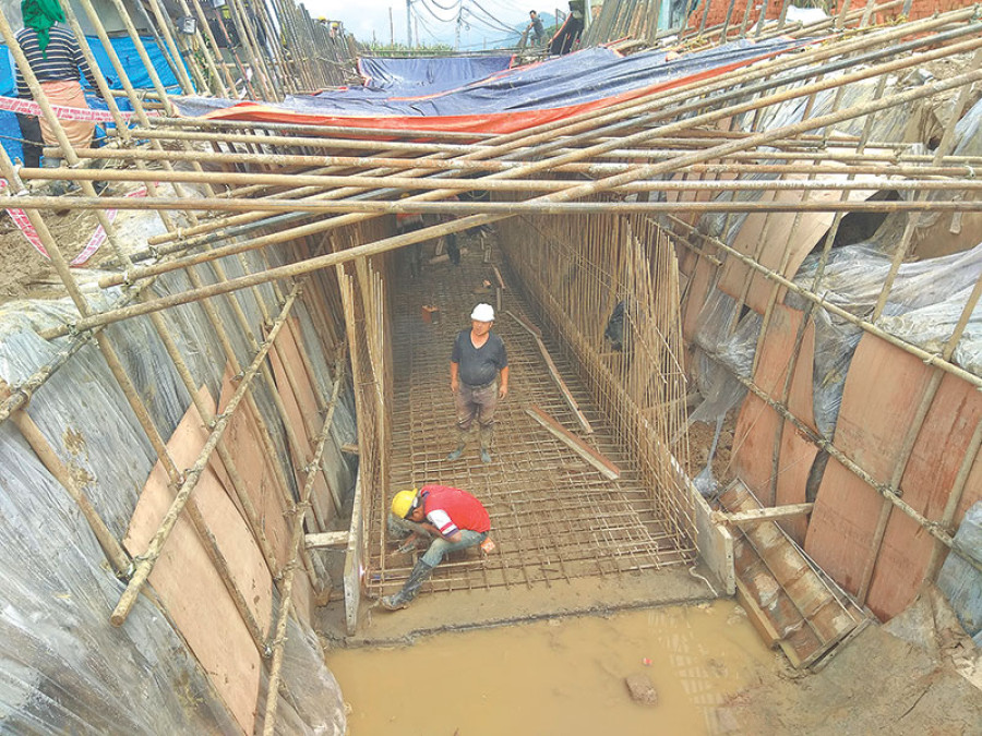 Underground power line: Half of project works finished