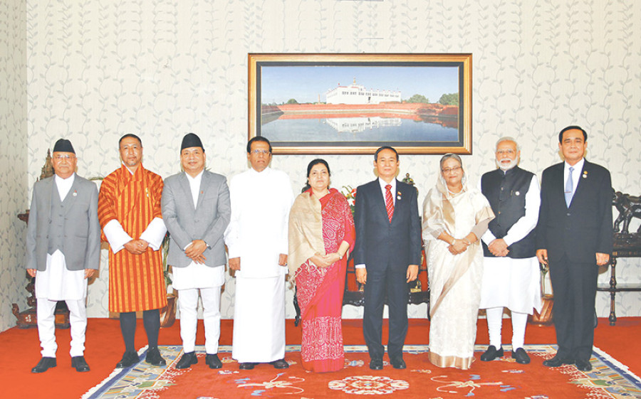 President meets BIMSTEC leaders