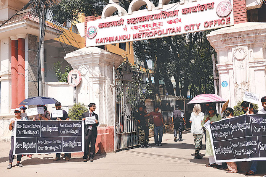 Silent protest to save Bagdurbar