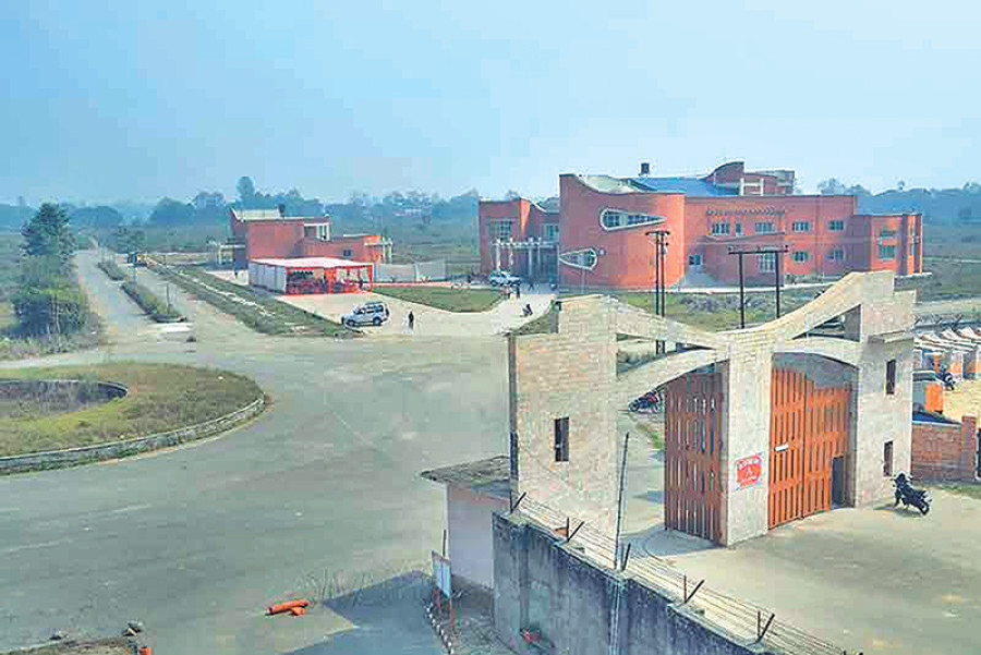 Construction of garment processing zone in final stage