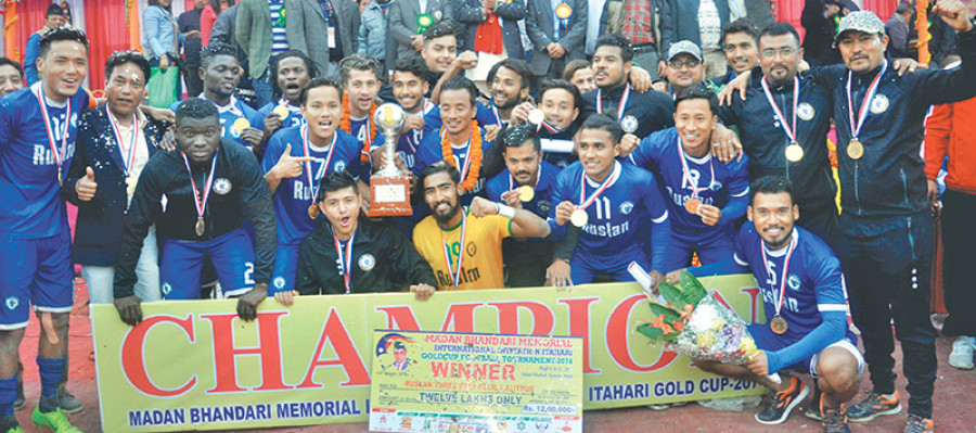 Itahari Gold Cup: Three Star lift first title on return