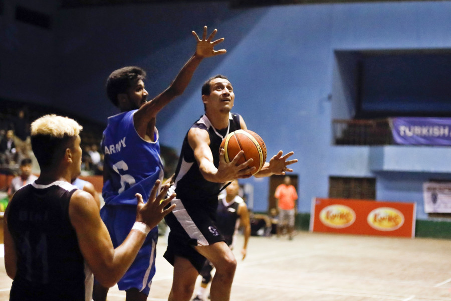He could be an asset for Nepal’s basketball team, but he’s not a Nepali citizen. Yet.