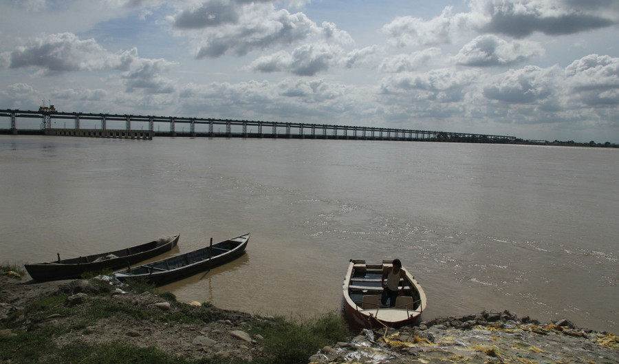 Sedimentation in the Koshi can be a huge problem