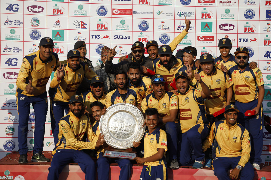 Chitwan Rhinos make a clean sweep to lift trophy