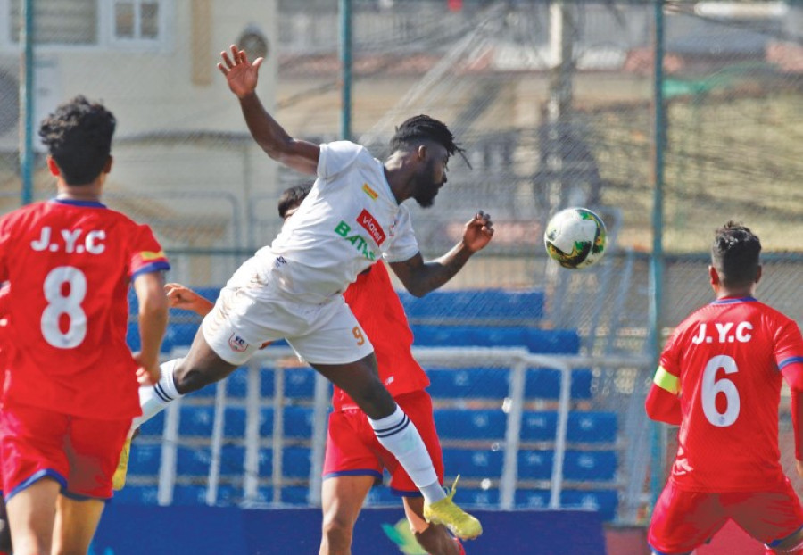 Binong nets hat-trick as Khumaltar stun Jawalakhel 4-2