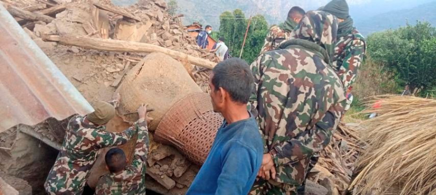 At least six dead as 6.6 M earthquake jolts west Nepal
