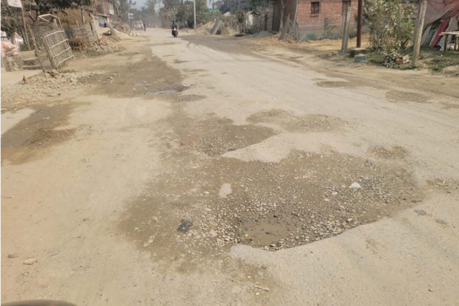 Rajbiraj-Bhardaha road construction is plagued by delays. Locals call for swift action