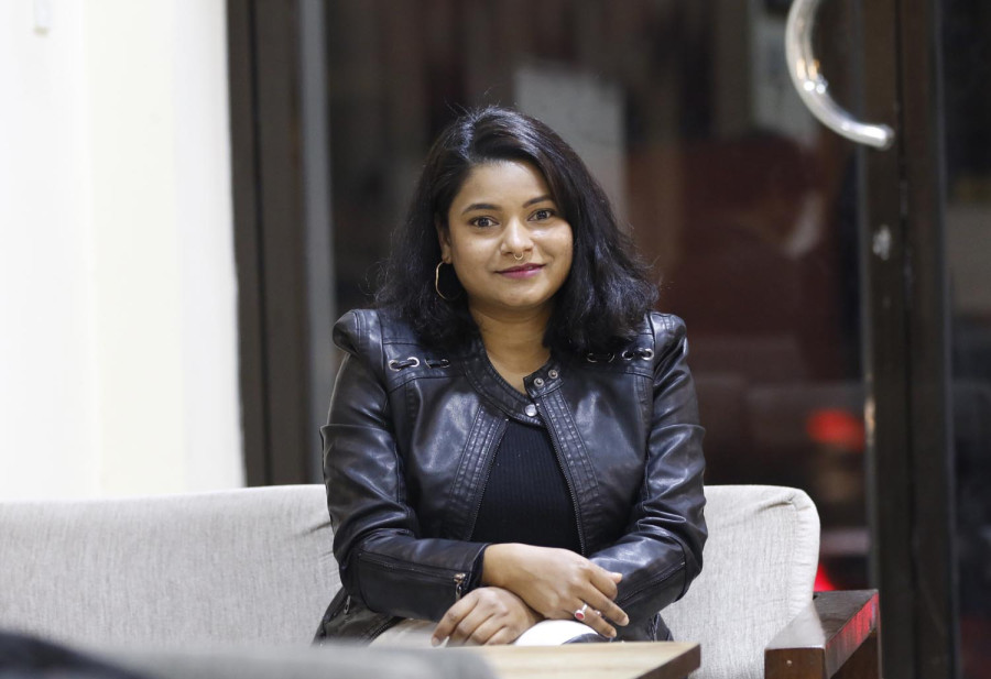 She dreamt about singing but is now expressing herself through theatre
