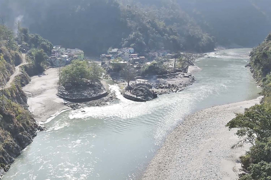 Revered Shaligram Shila at risk from rising waters caused by dam sedimentation