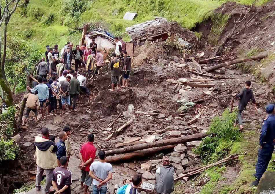 Two dead, three injured in Baitadi landslide