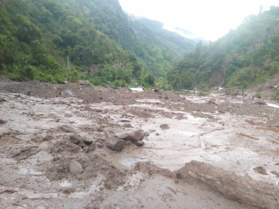 One dead, three missing in Dolakha landslide