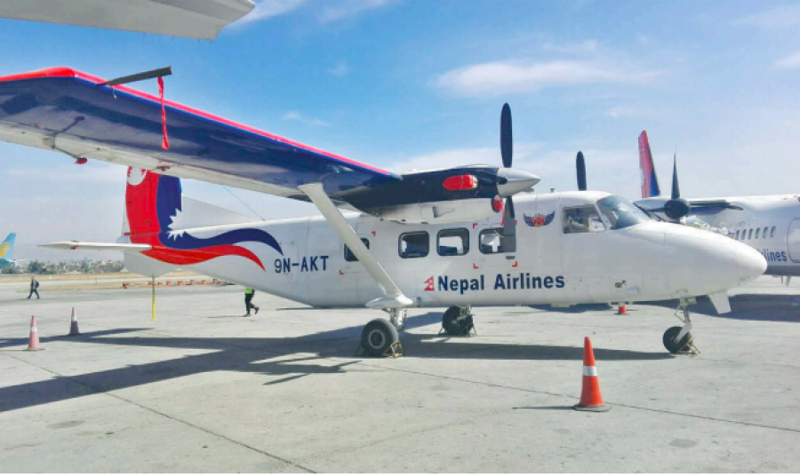 Nepal Airlines gives official send-off to the pilots of its Chinese aircraft