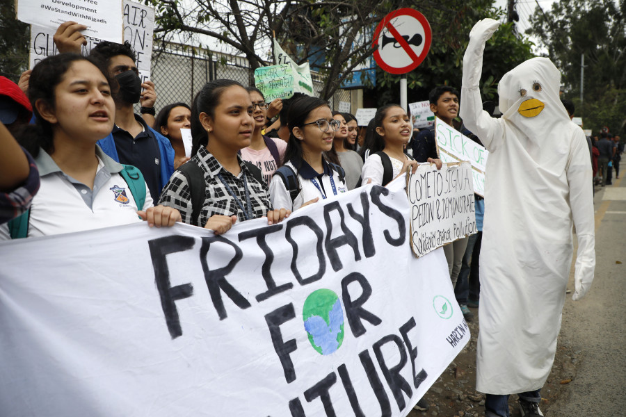 Nepalis joined global climate strike, but there are doubts whether the movement will sustain