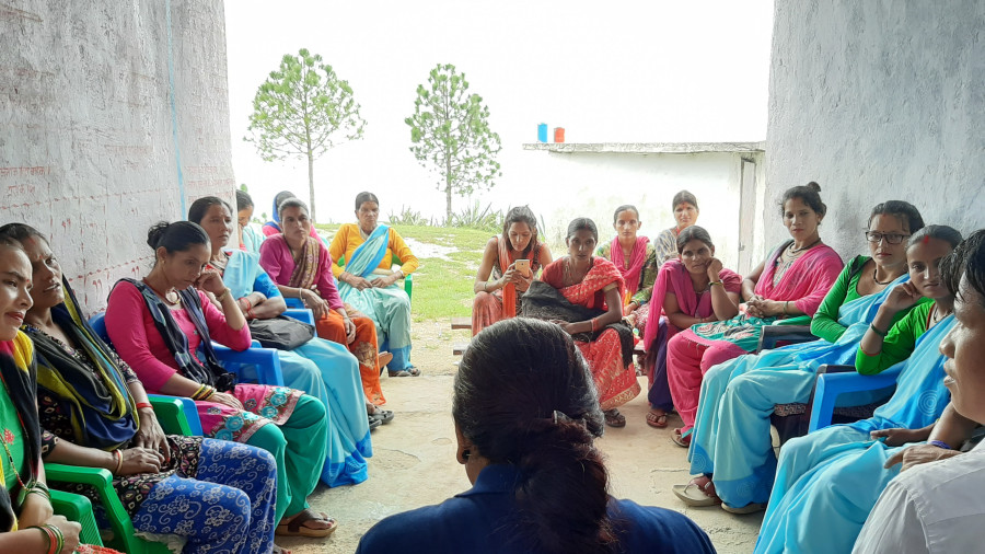 Baitadi men refuse to adopt family planning measures, so women do it.