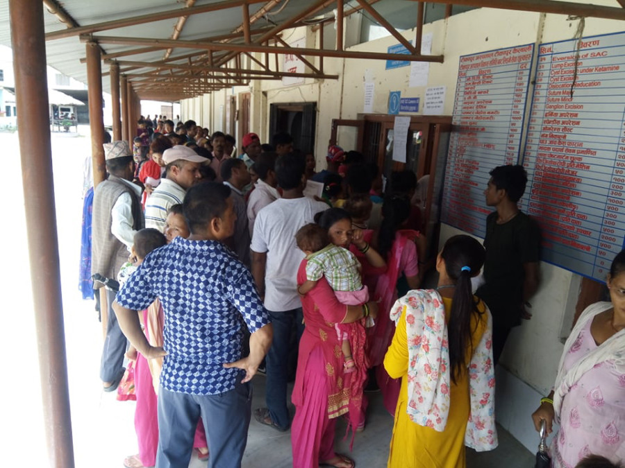 Understaffed Tikapur Hospital overwhelmed by patients
