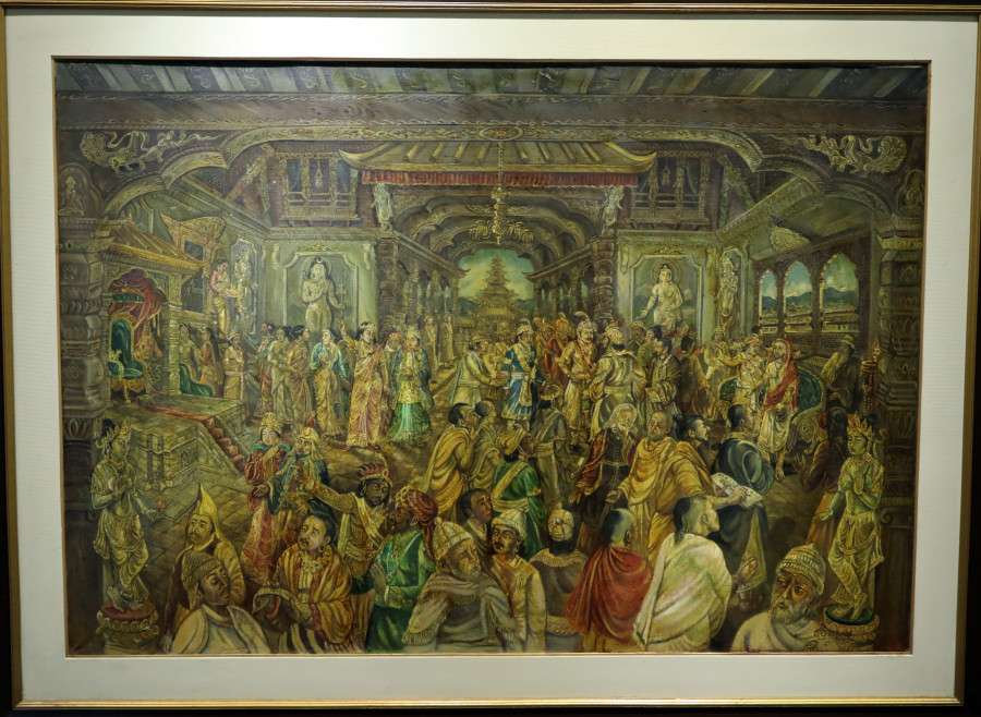 Witnessing history unfold, in colour and on canvas