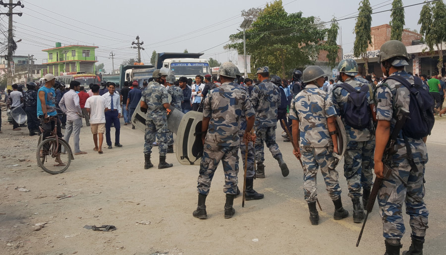 SEE students stage protests in several spots in Province 2