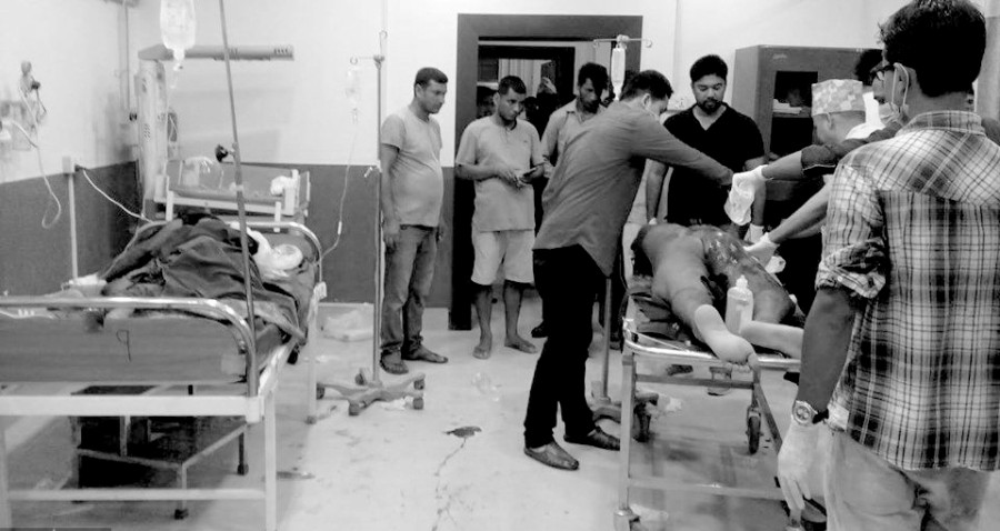 Chand party member dies in a blast in Dhangadhi