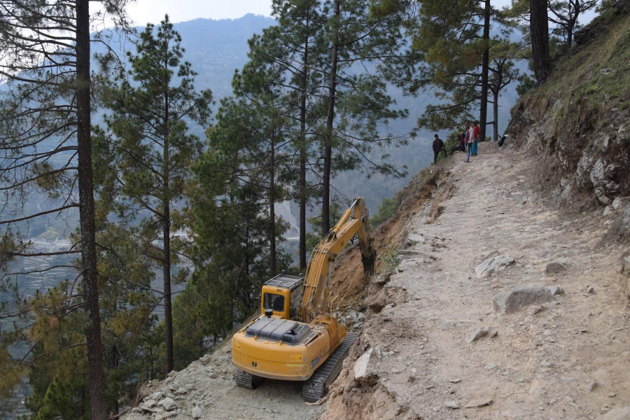 Bajhang district impounds bulldozers used illegally on road projects
