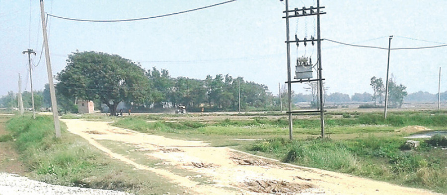 Birgunj-Thori stretch of the postal road project sees little progress