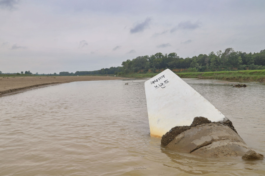 Flood-damaged border pillars yet to be reconstructed