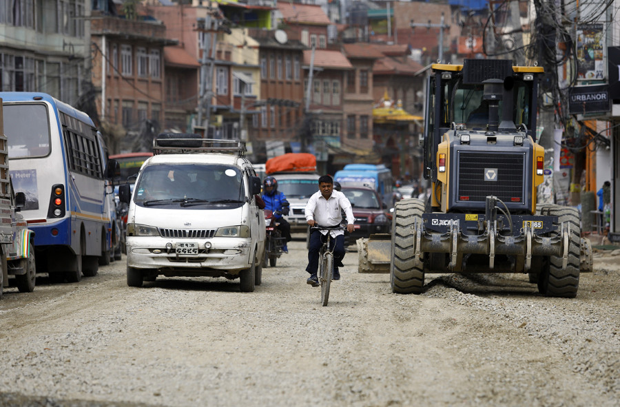 Almost all Kathmandu Valley road expansion contracts likely to face termination in less than a year