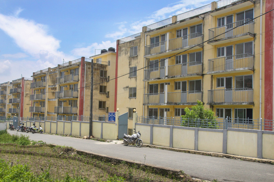The government spent Rs230 million on buildings for squatters. Nobody moved in.