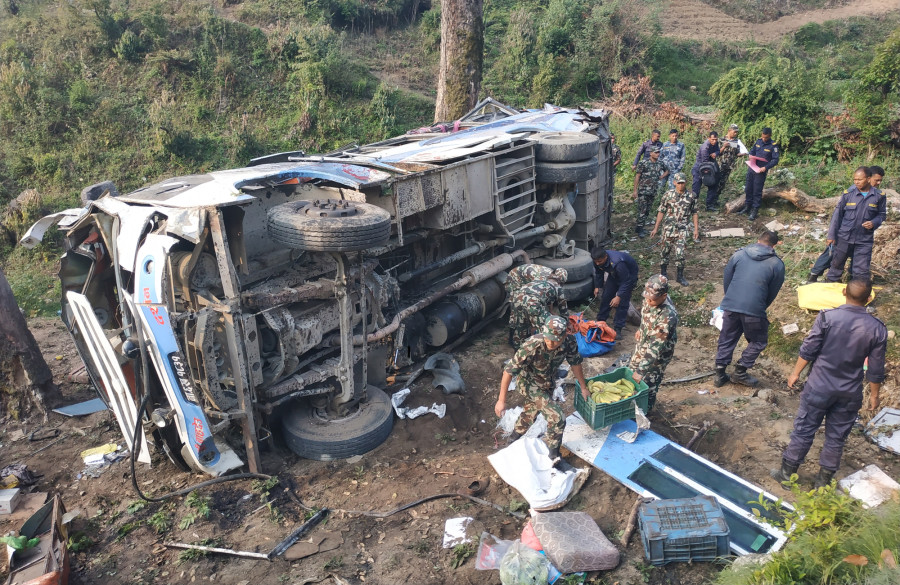 Five people dead, 34 injured in Dadeldhura bus accident