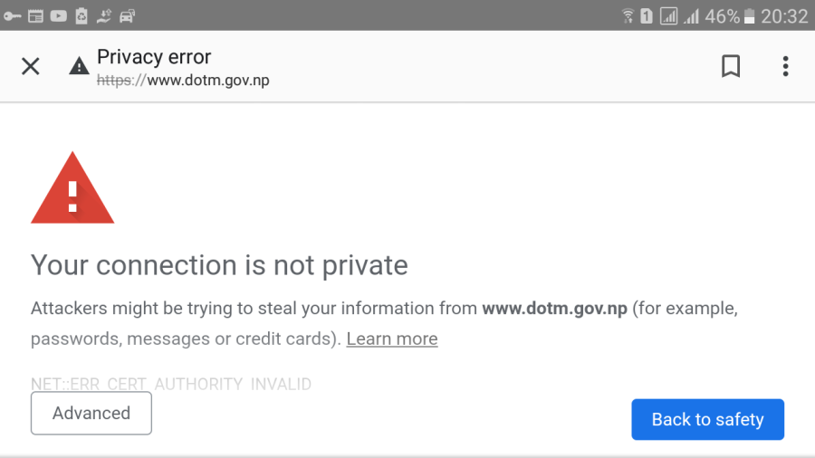 Government officials don’t have an official explanation for why government websites were down on Sunday