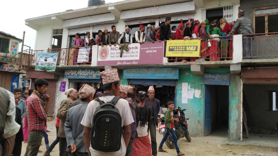 Dailekh farmers forced to queue for days to get compensation