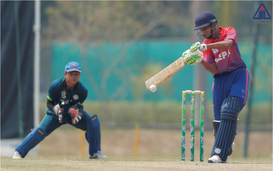 Nepal qualify for the semi-finals after no-result against Thailand