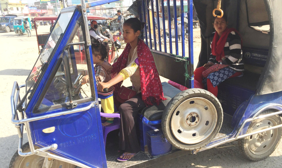 In Dhangadhi, women auto drivers are gaining financial independence