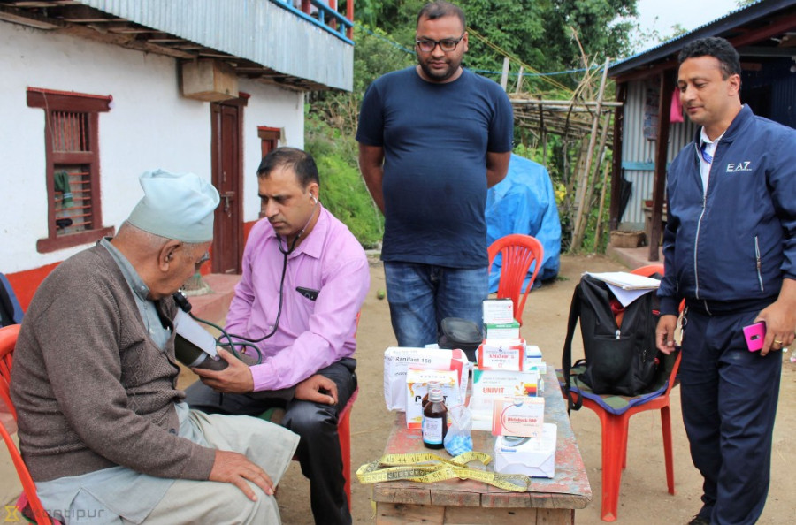 Senior citizens above the age of 80 receive free door-to-door health service