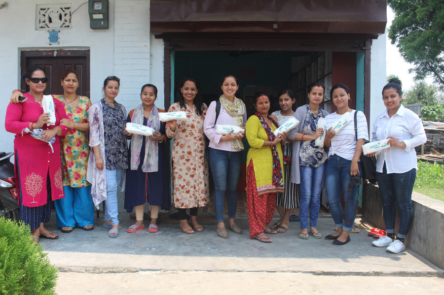 Chitwan company launches Nepal’s first disposable eco sanitary pads