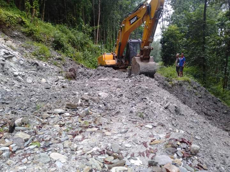 Local units taking initiatives to repair damaged roads