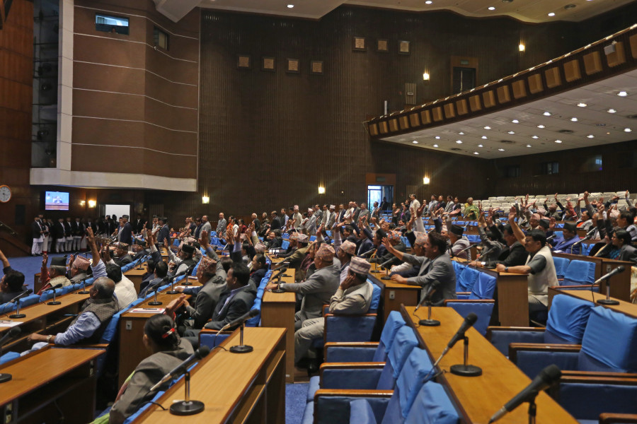 House endorses government’s policies and programmes as Congress accuses Speaker of siding with ruling party