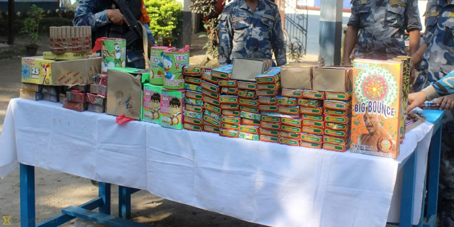 Despite stringent measures, firecrackers were easily available in the valley this Tihar