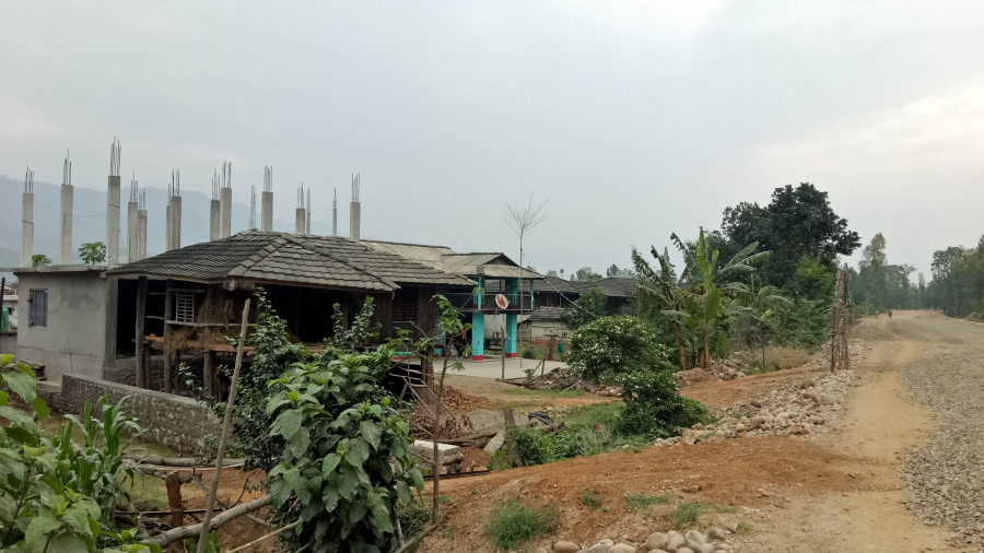 Chure forest in Sindhuli encroached