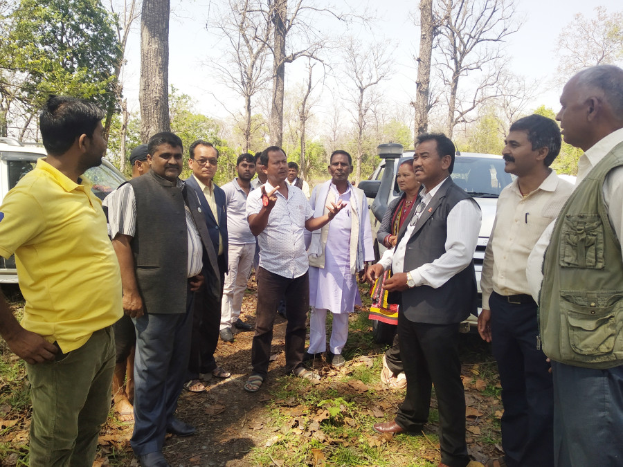 Construction of Green Park begins at Banke Mahara Collaborative Forest