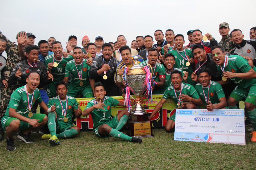 Army retain Jhapa Gold Cup
