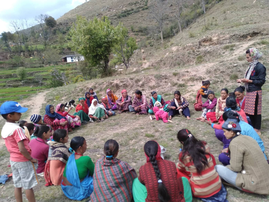 A mothers’ group in Baitadi is helping young mothers take care of themselves and their babies